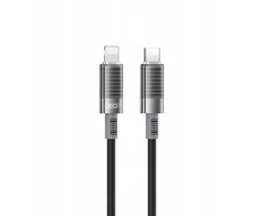 XO kabelis NB-Q282B PD USB-C - USB-C 1,0m 60W juodos spalvos