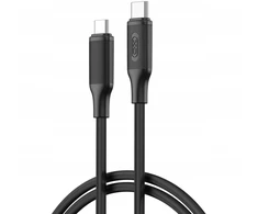 XO kabelis NB-Q265B PD USB-C - USB-C 1,0m 60W juodos spalvos