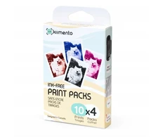 Xrec 40x Popierius Įdėklai Įdėklai Nuotraukoms Į Fotoaparatą Kiimento Model P2 4x Spalva / Spaudos Paketai 10x4 40 Lapų