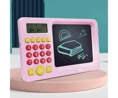 Xrec Piešimo planšetė LCD tabletė 5,2'' Spalvota braižymo lenta + skaičiuotuvas / Rožinė