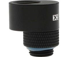 XSPC G1/4 rotacinis 7 mm ofsetinis jungiamasis elementas – matinis juodas