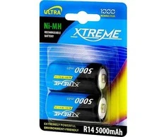 Xtreme Baterija Xtreme C / R14 5000mAh 2 vnt.
