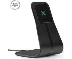 Xvidia XVIDA Fast Charging Desk Stand - Inductive įkroviklis for Samsung Quick Charge 2.0 juodos spalvos