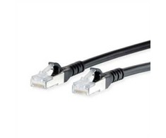 Digitus METZ CONNECT patch kabelis Cat.6A AWG 26, LSOH, juodas, 60 m