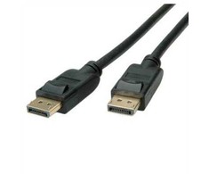 Digitus ROLINE RM Kabelis DisplayPort, v1.4, DP-DP, M/M, juoda, 2 m