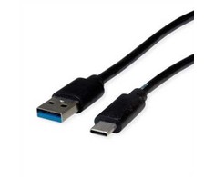 Kabelis USB Digitus USB-A - USB-C 1 m Juodas (11.45.9011)