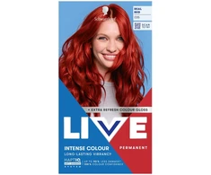 L'Oreal Schwarzkopf Live Intense Color plaukų dažai 035 Real Raudona