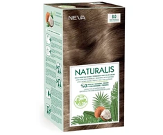 L'Oreal Neva Naturalis Permanent Hair Dye 8.0 Intense Light Skirtas šviesiems plaukams, 150 ml