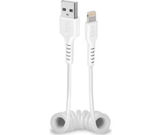 SBS kabelis USB 2.0 Apple Lightning baltas