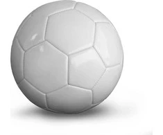 YakimaSport Baltas futbolo kamuolys, 5 dydis