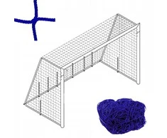 Yakimasport Futbolo vartų tinklas 3x2 m | storis 4 mm | spalva mėlyna