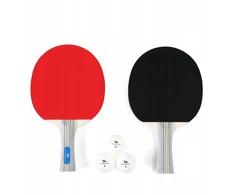 YakimaSport Raketė Stalo teniso rakete Ping Pong 2 vnt. + 3 kamuoliukai (100799)