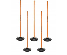 Yakimasport Yakima lazdų slalomo kliūčių ruožas 100 cm 100871 oranžinis
