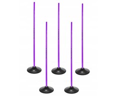 Yakimasport Yakima lazdų slalomo kliūčių ruožas, 100 cm, 100869, violetinės spalvos
