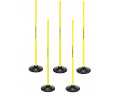 Yakimasport Yakima lazdų slalomo kliūčių ruožas 100 cm 100872 geltonas