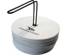 YakimaSport Etiketės (ženklinimo kilimėliai) - 24 vienetų baltas rinkinys