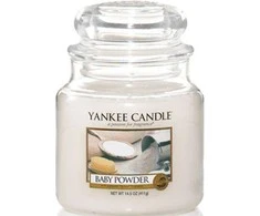 Yankee Candle Baby Powder kvapioji žvakė unisex, 411 g