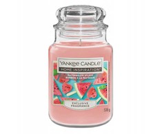 „Yankee Candle“ žvakė „Home Inspiration Watermelon Splash“, didelė, 538 g