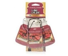 „Yankee Candle“ automobilio kvapiklių rinkinys „Juodas Cherry“ – 3 vnt.