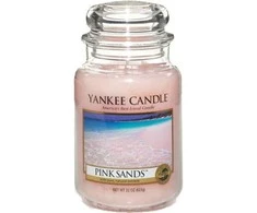 Yankee Candle Large Jar didelė kvapioji žvakė Rožinė Sands 623g