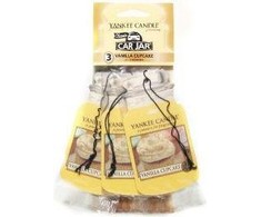 Yankee Candle automobilio stiklainio premijos pakuotė Vanilla Cupcake - 3 sztuki