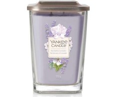 Yankee Candle Elevation Collection Jūros druskos ir levandų didelis stiklainis 552 g