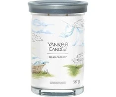 Yankee Candle Aromatinė žvakė Signature tumbler large Clean Cotton 567 g