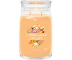 Yankee Candle Signature Mango Ice Kreminis Scented Candle kvapni žvakė, 411 g