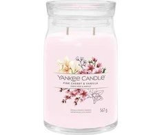Yankee Candle Aromatinė žvakė "Signature large glass Rožinė Cherry - Vanilla" 567 g