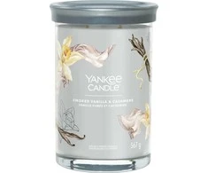 Yankee Candle Aromatinė žvakė Signature tumbler large Smoked Vanilla - Cashmere 567 g