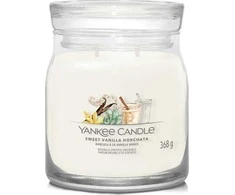 Yankee Candle Aromatinė žvakė Signature glass medium Sweet Vanilla Horchata 368 g