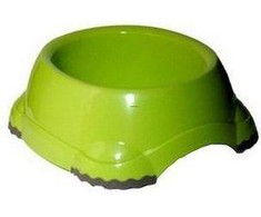Neslidus dubenėlis naminiams gyvūnams Smarty Moderna 735ml plastikinis/geltonas