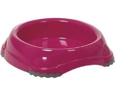 Neslidus dubenėlis naminiams gyvūnams Smarty Moderna 210ml plastikinis/rožinis