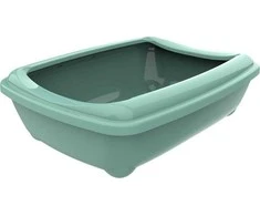 Yarro International YARRO tualetas katėms su rėmeliu 43x30,7x12cm CLASSIC ŽALIA