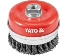 YATO BET šepetėlis 100 mm, M14 sriegis, susukta viela 4769