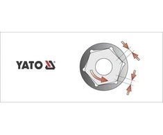 YATO NASADKA SZEŚCIOKĄTNA 1/4" KRÓTKA 13mm