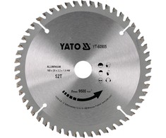 Yato diskinis pjūklas aliuminio 160x52x20mm YT-60905