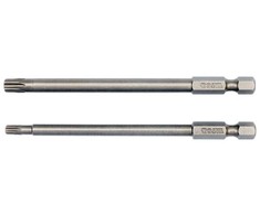Yato SUKTUČIŲ ANTGALIAI 1/4'', 2 vnt., TORX APSAUGA: T20X100MM, T30X100MM
