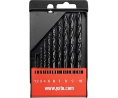Grąžtas Yato Toya Sa Poland Grąžtų metalui rinkinys | HSS DIN 338 | 1-10 mm | 10 vnt. (YT-4461)