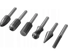 YATO metalo pjaustytuvai su kotu, FI 6 mm, 6 vnt. rinkinys.