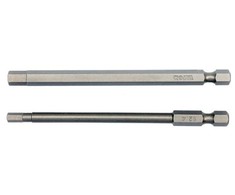 YATO KOŃCÓWKA / BIT 1/4" HEX 4x100mm + HEX 6x100mm 2vnt.. 0495