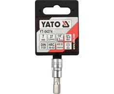 YATO KLUCZ TRZPIENIOWY IMBUSOWY/HEX 1/4" 7x37mm