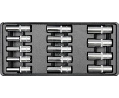 YATO STALČIAUS ĮDĖLIS ILGI PRIEDAI 1/2 "14 vnt 8-21mm 5539