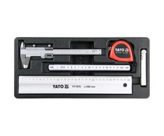YATO Rinkinys MATAVIMO ĮRANKIAI 5 vnt. SPINTELĖS Įdėklas YT-55474