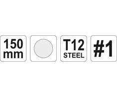 Yato PILNIK DO METALU 150mm 1 OKRĄGŁY
