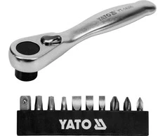 Yato Toya Sa Poland Antgalių rinkinys su terkšle 1/4" | 11 vnt. (YT-14390)