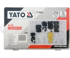 Yato Toya Sa Poland Automobilinis klipsų asortimentas Mercedes Benz | 270 vnt. (YT-06662)