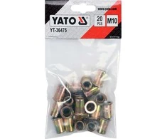 Yato PLIENINĖS KNIEDĖS M10, 20 VNT