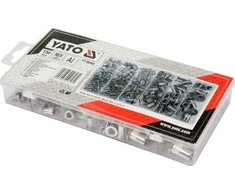 YATO ALIUMININĖS KNIEDŽIŲ VERŽLĖS, rinkinys 150 vnt. M3-M10