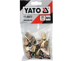 Yato PLIENINĖS KNIEDĖS M6, 20 VNT